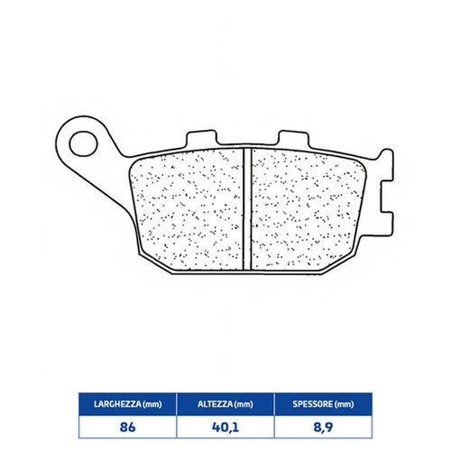 Sintered brake pads - sintered, for