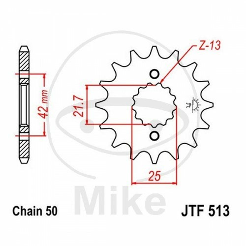 Sprocket z16 530 726 for - 530, 726.25.04