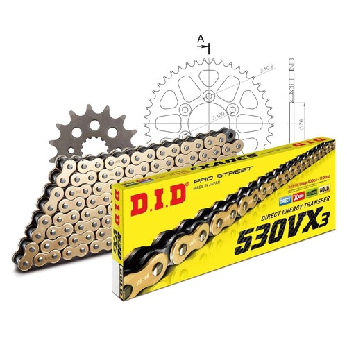 Did motorcycle chain set alu - chain,