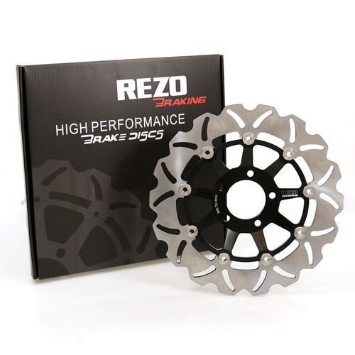 Rezo wavy front brake rotor - rezo,