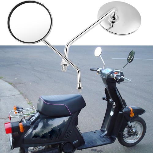 Pair chrome round motorcycle - pair,